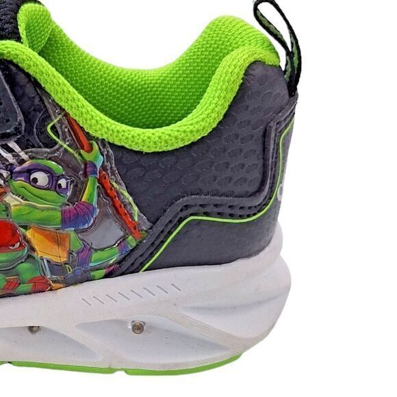 TMNT Teenage Mutant‎ Ninja Turtles Boys Sneakers Toddlers Size 7 Light-up Shoes - Picture 13 of 16
